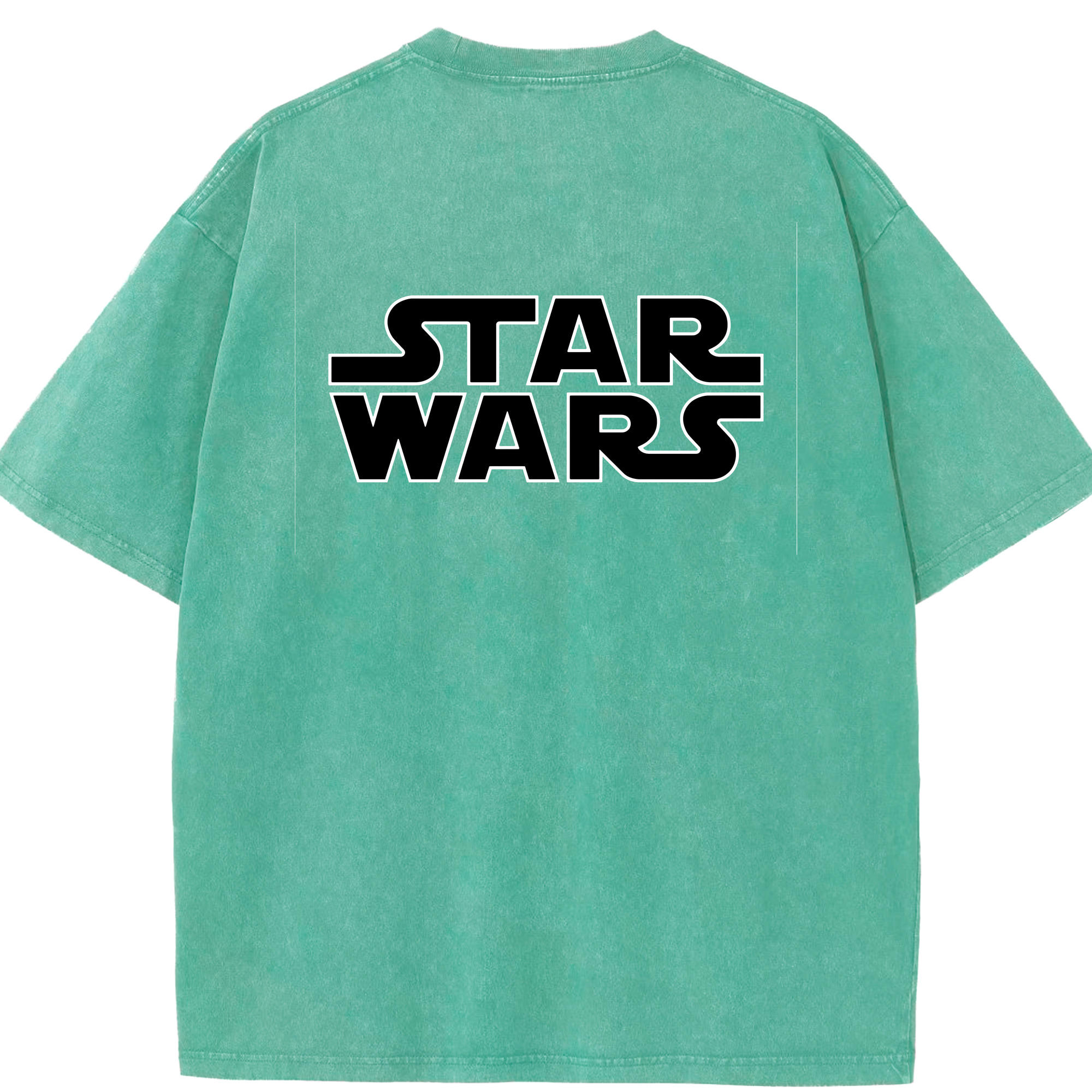 （画像用） スター・ウォーズ Star Wars 綿100% ヴィンテージ風 半袖Tシャツ（背面プリント）
